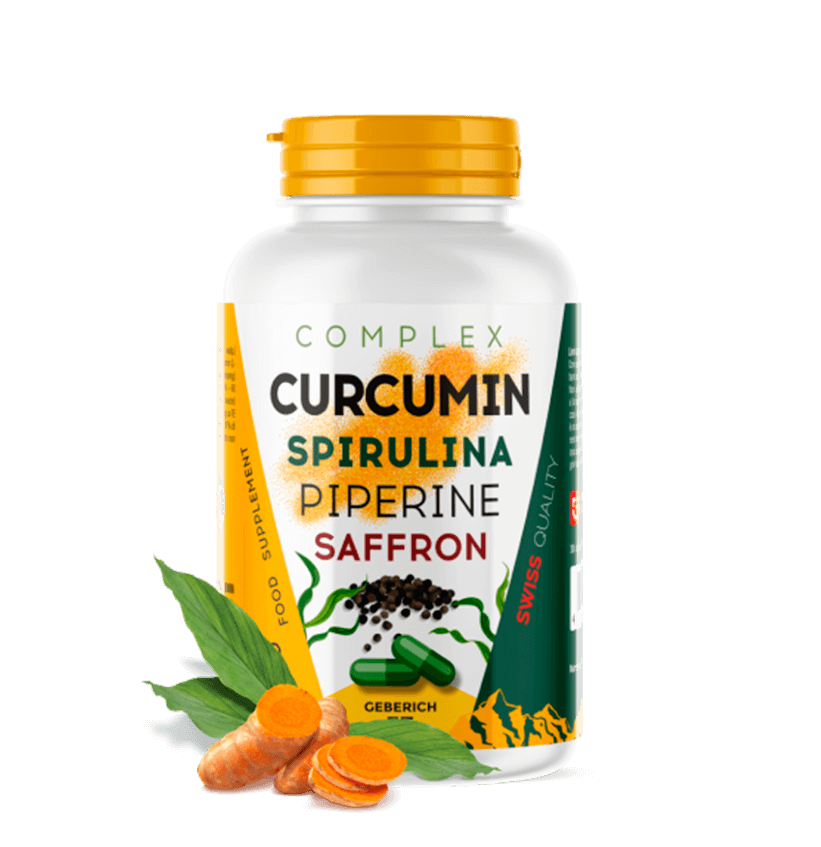 Curcumin Spirulina Piperine - Image principale